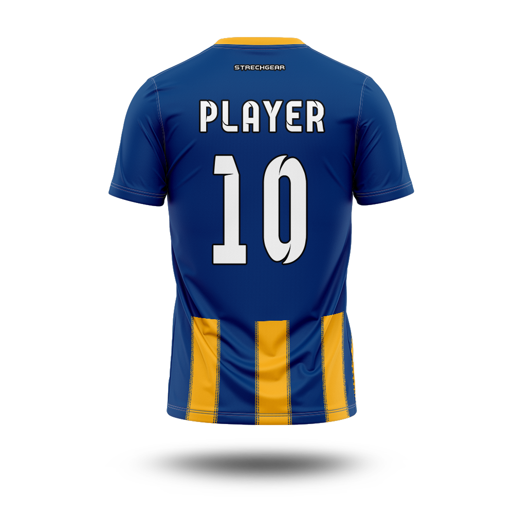 Yellow Stripes Football Jersey SR-4013