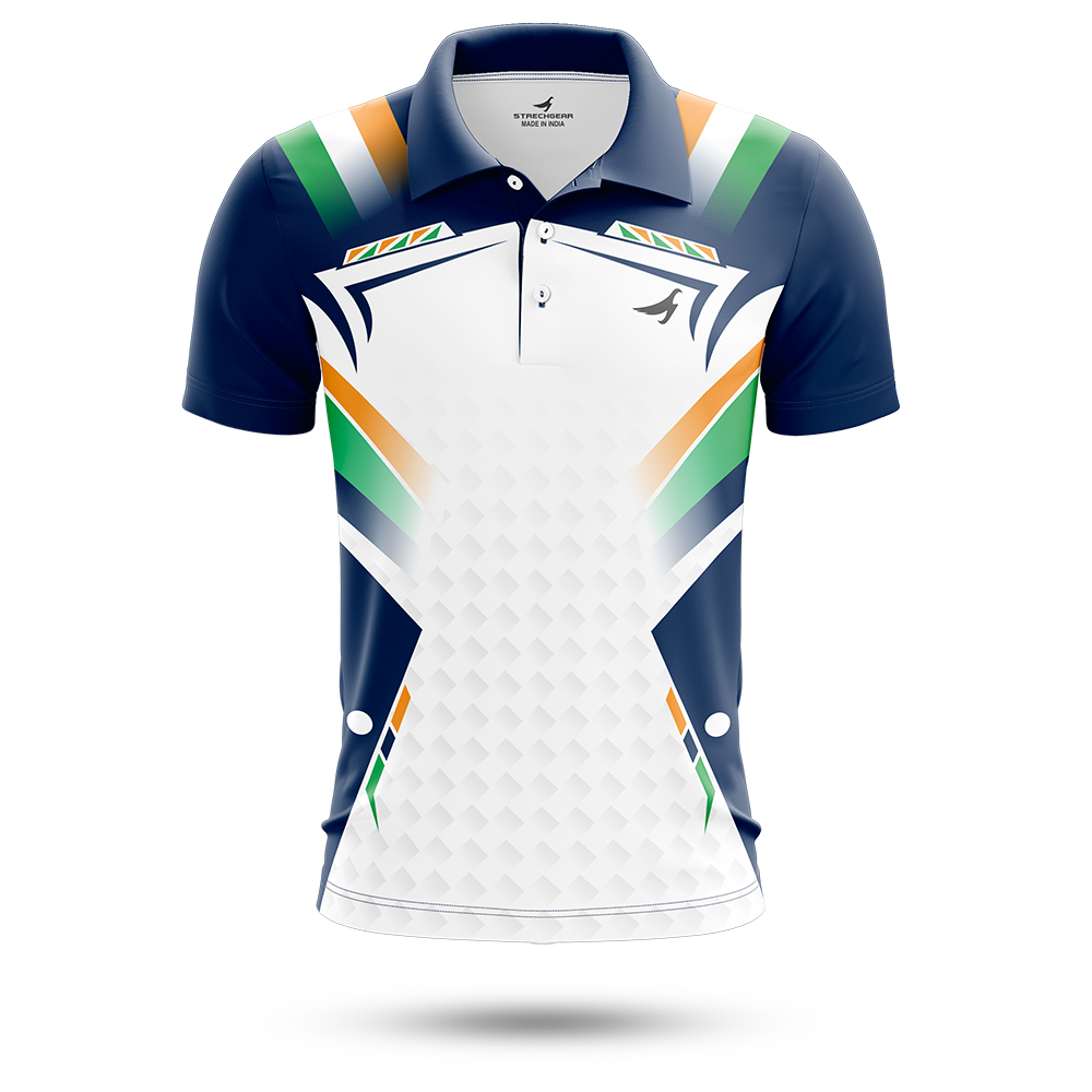 Customised White Cricket Jersey