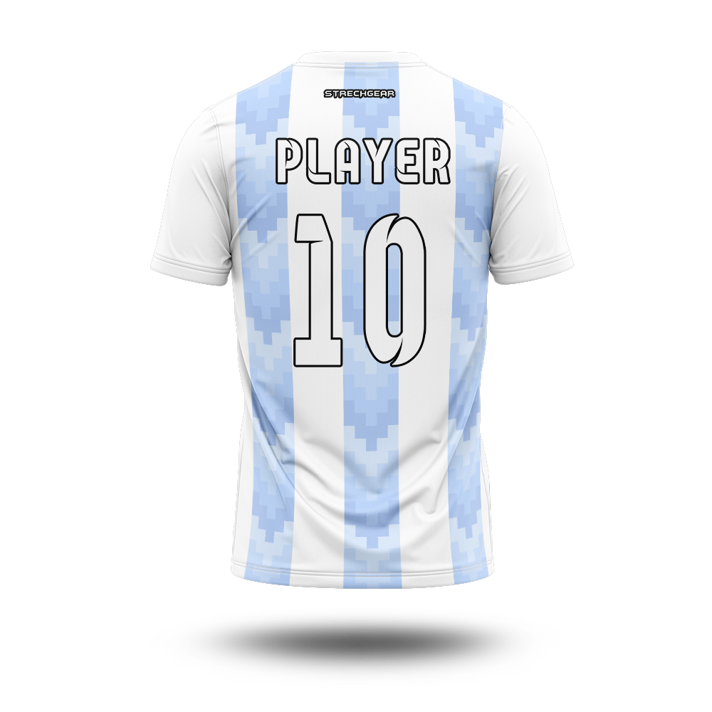 Blue Stripes Club Football Jersey SR-4009