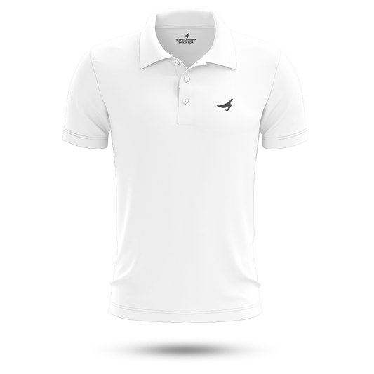Cricket White Polo - Customised