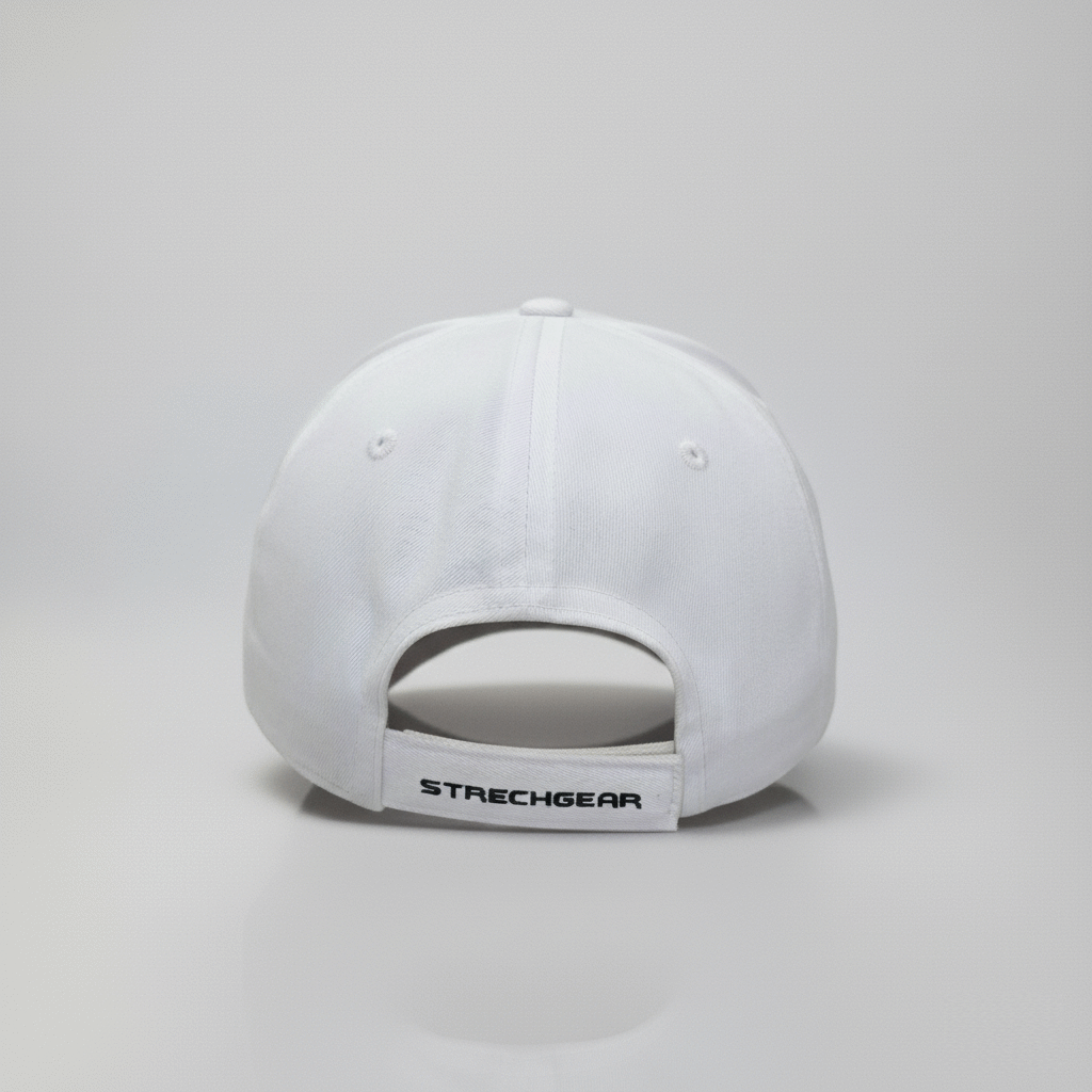 Customised Cotton Sports Cap (White)