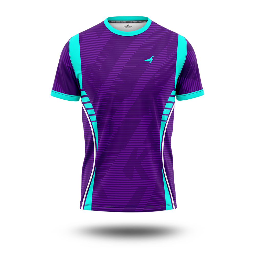 PURPLE VOLTAGE SPORTS JERSEY SR-4111