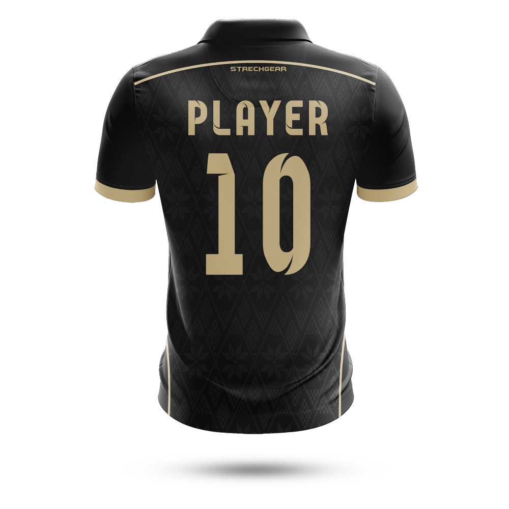 Strike Black Polo Jersey SP-2171