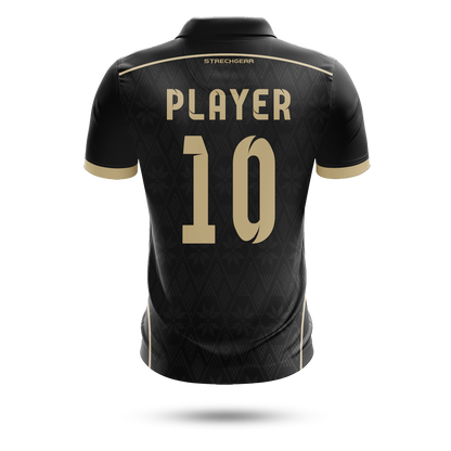 Strike Black Polo Jersey SP-2171