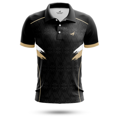 Strike Black Polo Jersey SP-2171