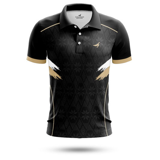 Strike Black Polo Jersey SP-2171