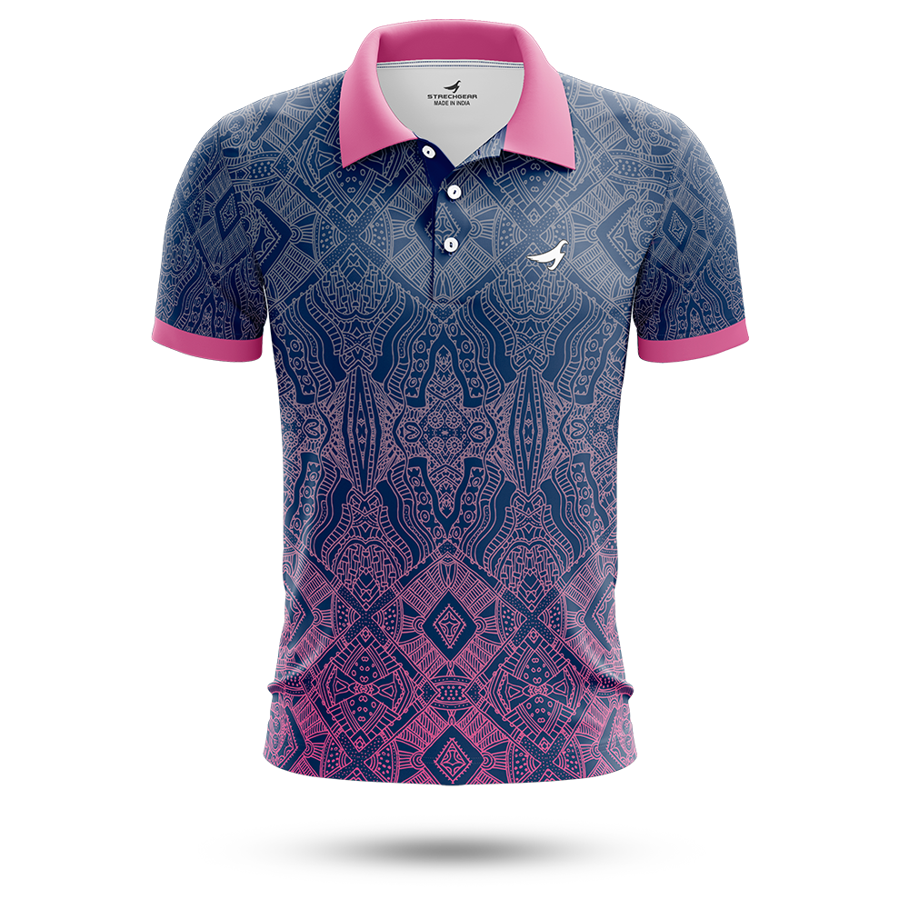 Tribal Bloom Polo Jersey SP-2178