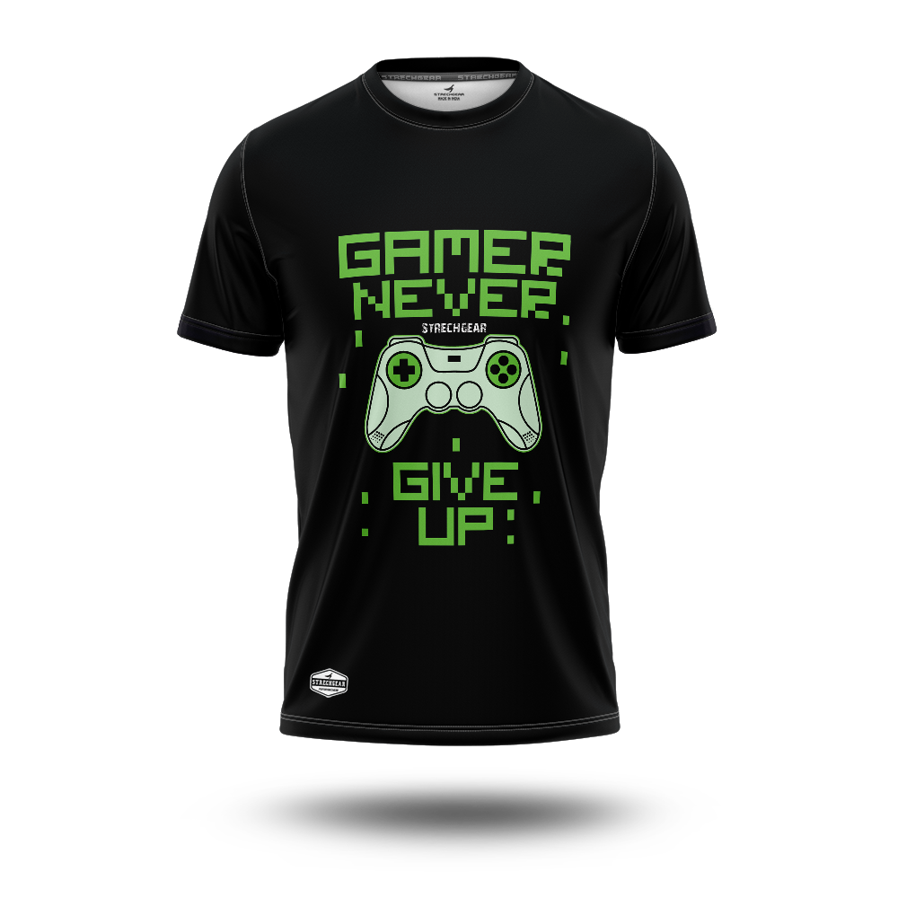 Gamer Never Give Up Performance Esports Jersey SR-1022