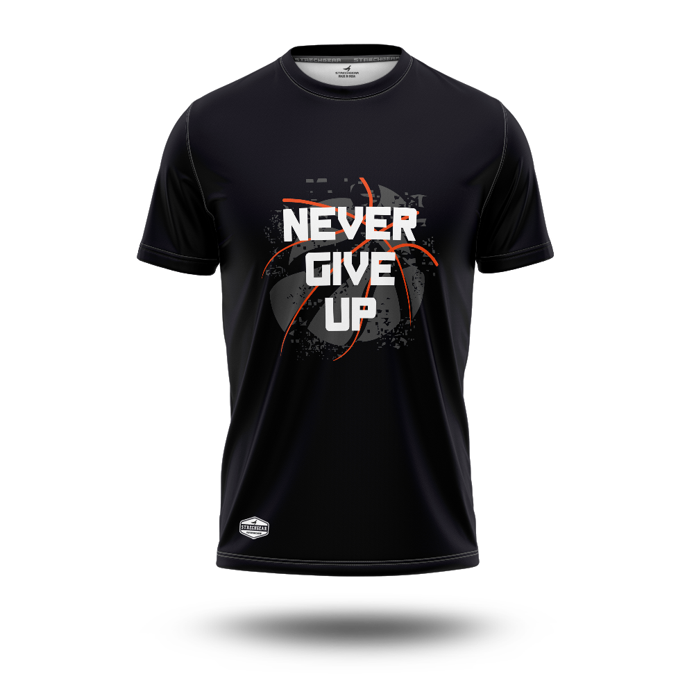 Never Give Up Active T-shirt SR-1025