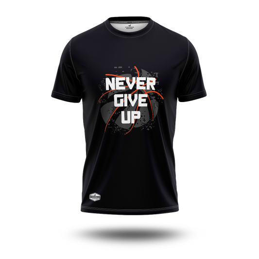 Never Give Up Active T-shirt SR-1025