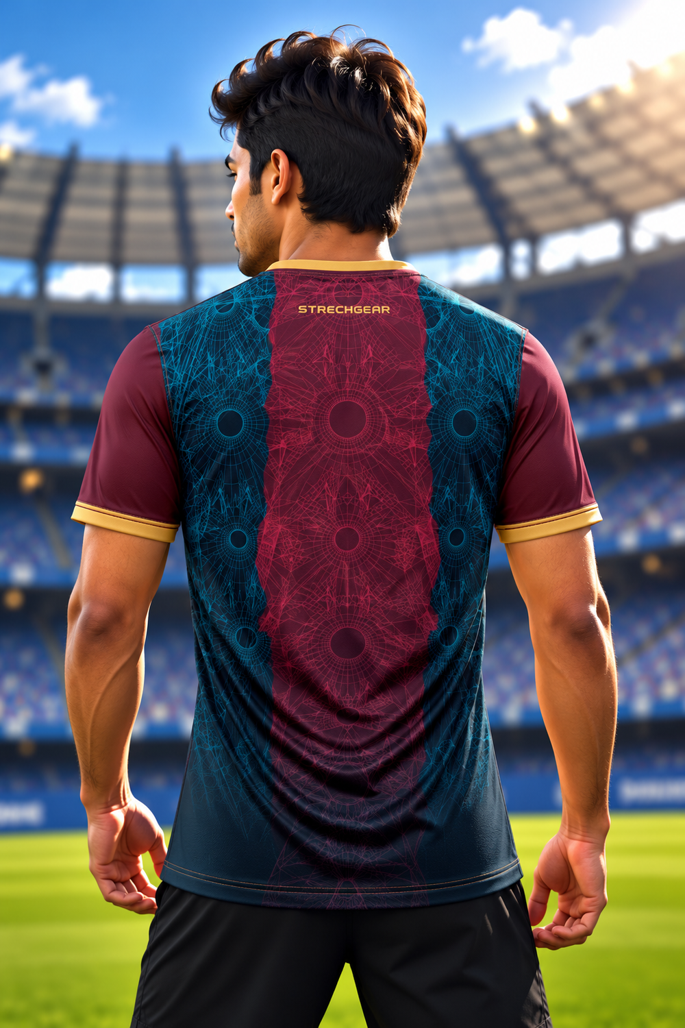 Personalised Pulse Grid Football Jersey SR-4081 preview