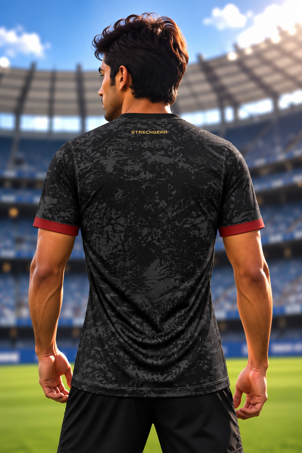 Personalised Blackout Football Pro Jersey SR-4082 preview