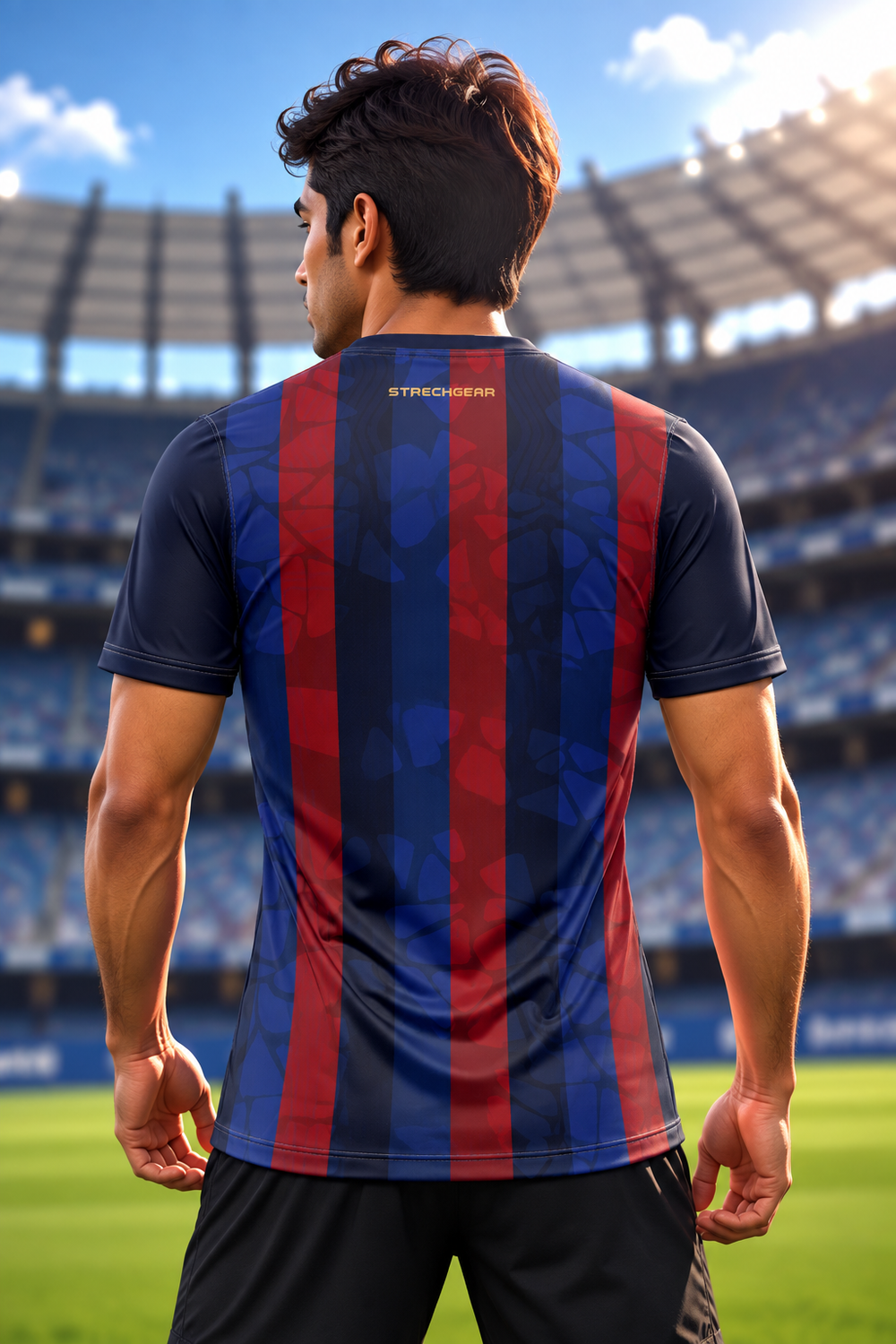 Personalised Legacy Stripe Football Jersey SR-4086 preview