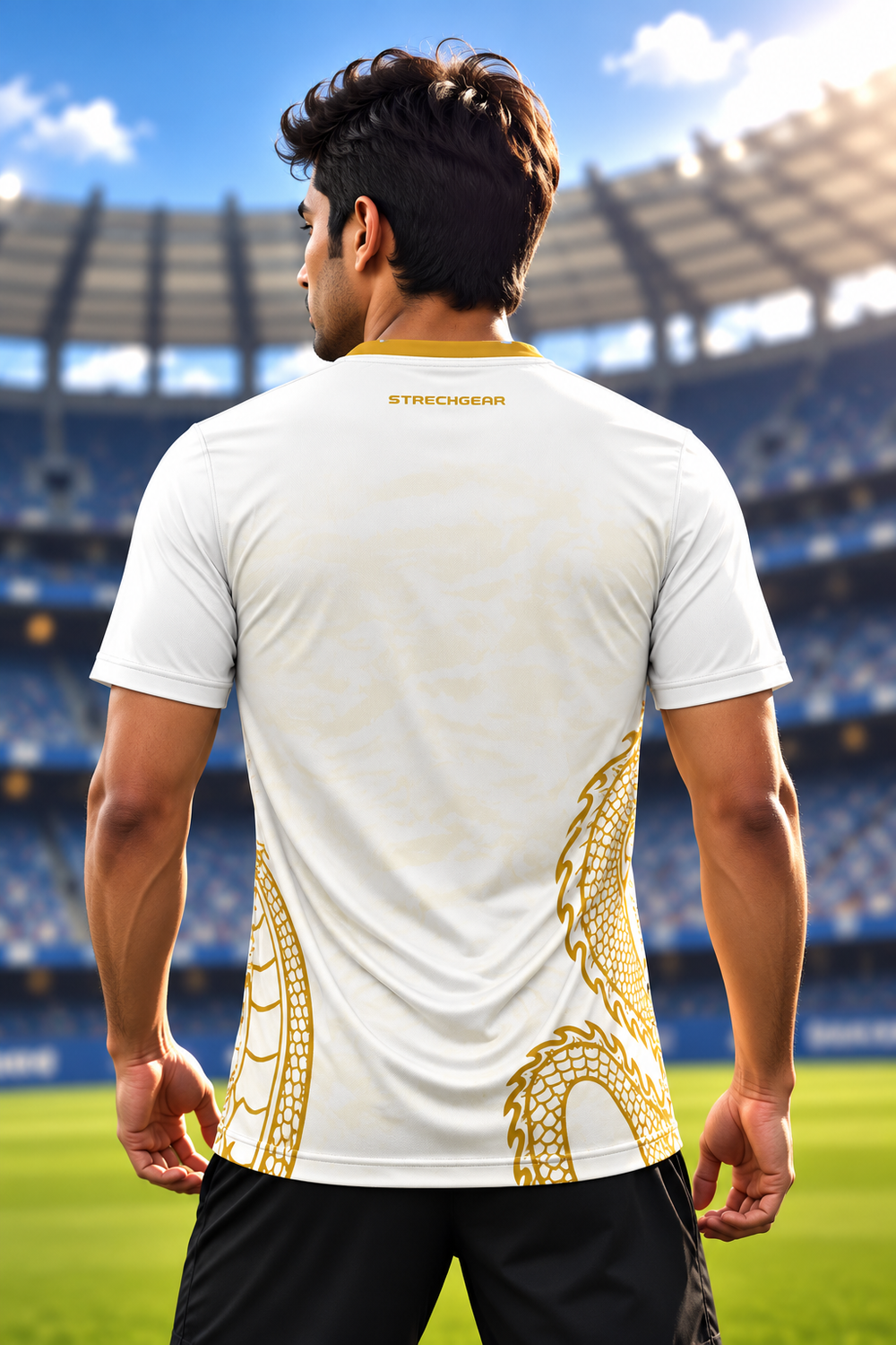 Personalised Dragon Concept Football Jersey SR-4090 preview
