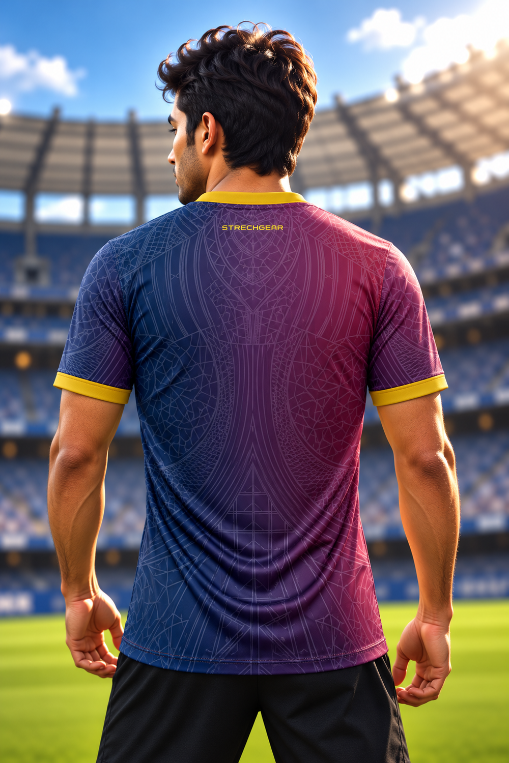 Personalised Royal Prism Football Jersey SR-4092 preview