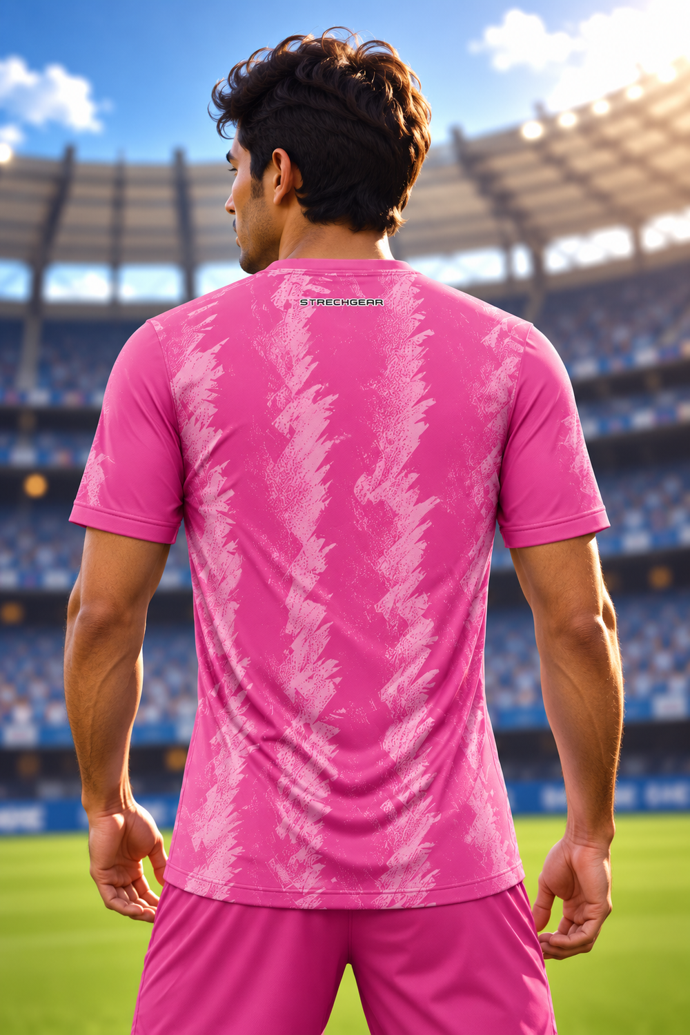 Personalised Pink Pulse Sports Jersey SR-4100 preview