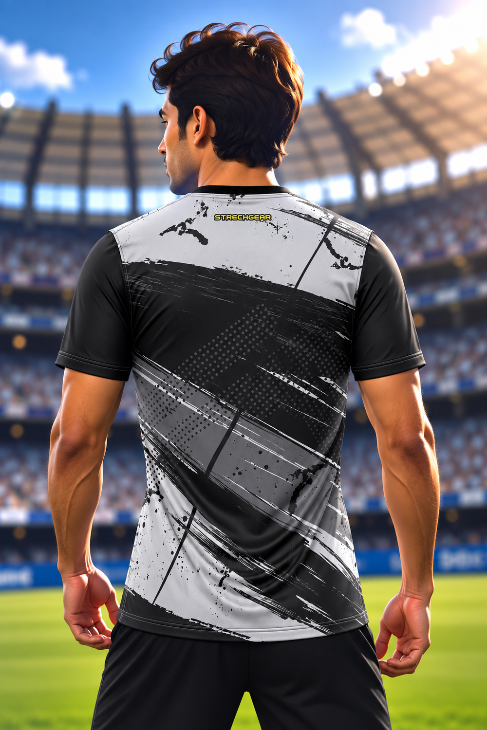 Personalised Graphite Rush Sports Jersey SR-4102 preview