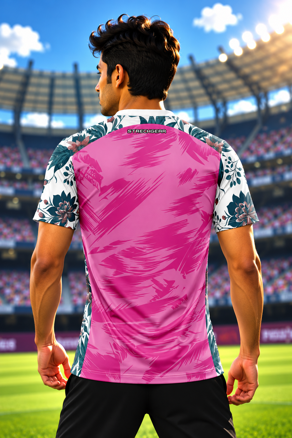 Personalised FLORAL RUSH SPORTS JERSEY SR-4112 preview