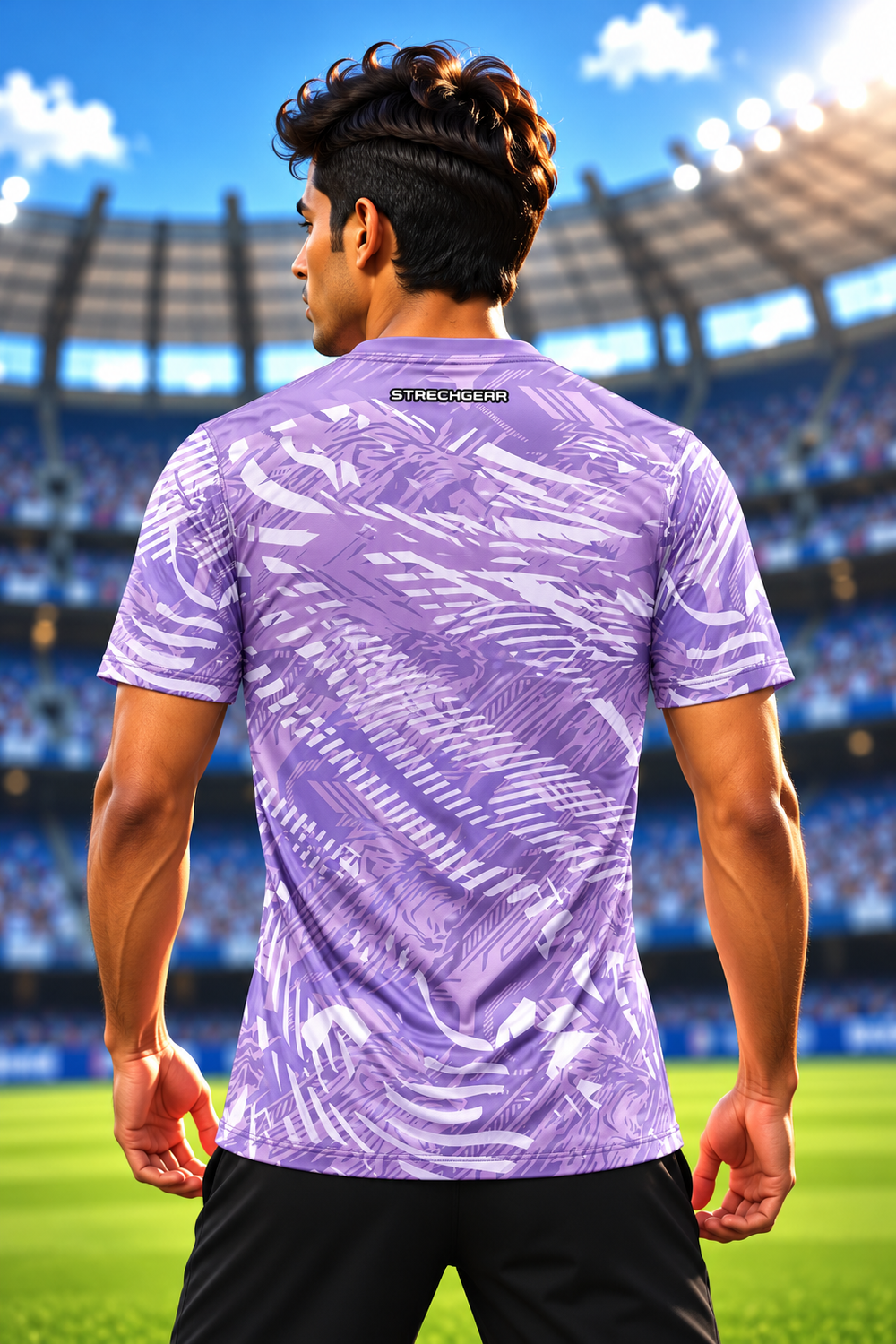 Personalised PURPLE FROST FOOTBALL JERSEY SR-4113 preview