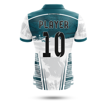 Teal Horizon Polo Jersey SP-2174