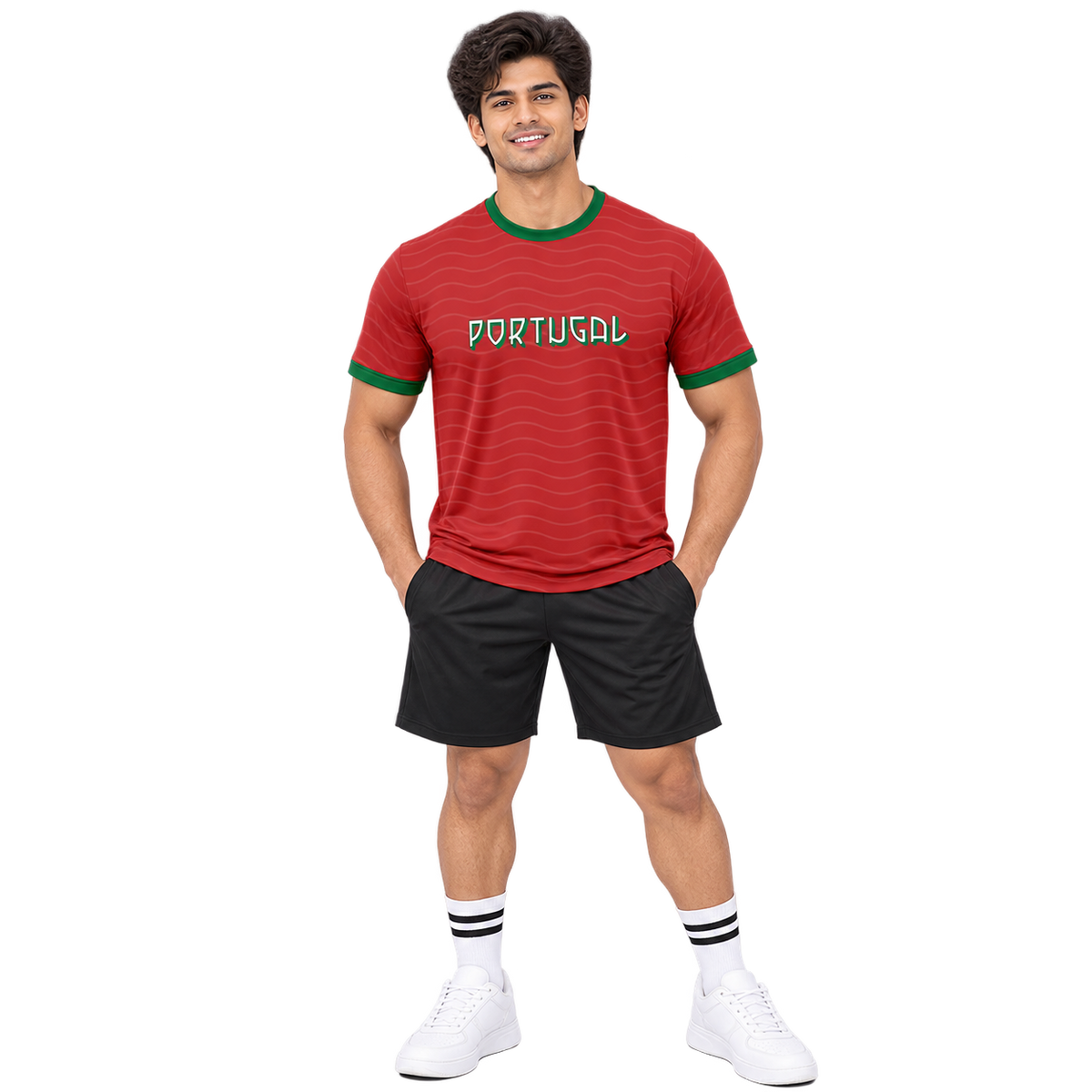 PORTUGAL HOME FOOTBALL WORLD CUP 2026 CONCEPT JERSEY SR-5025