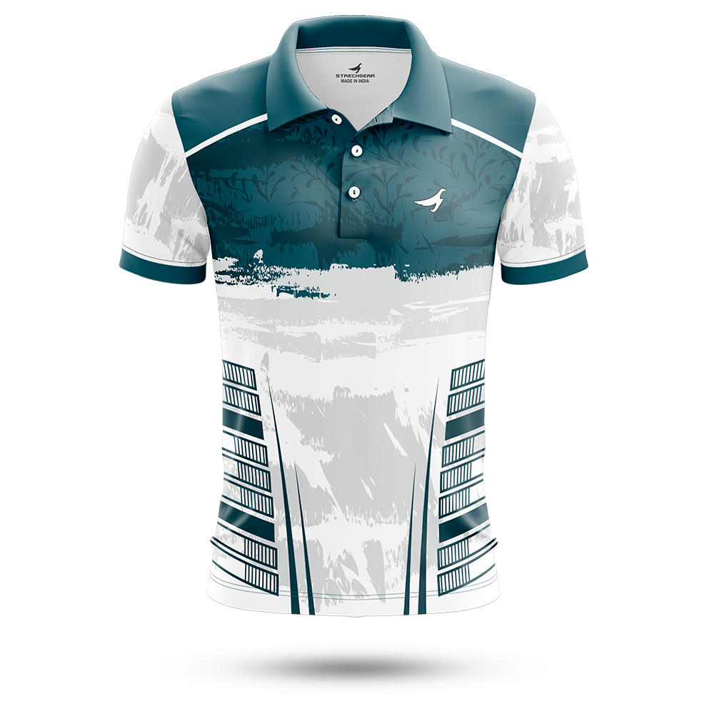 Teal Horizon Polo Jersey SP-2174