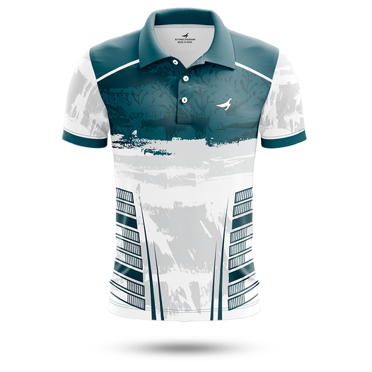 Teal Horizon Polo Jersey SP-2174