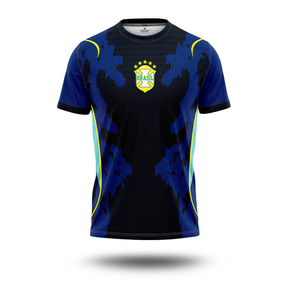 BRAZIL AWAY FOOTBALL CONCEPT JERSEY SR-5029