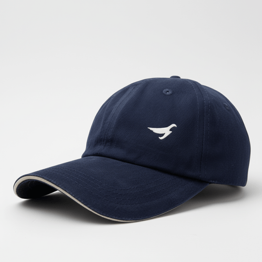 Customised Cotton Sports Cap (Navy Blue)