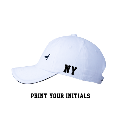Customised Cotton Sports Cap - White