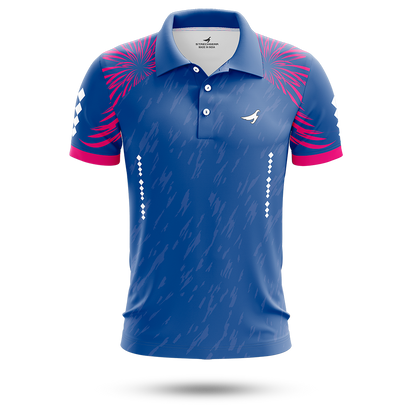 Azure Tropic Cricket Polo SP-2176