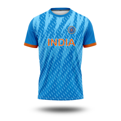 Customised Cricket Team India Fan Jersey - (Kids)