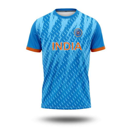 Customised Cricket Team India Fan Jersey - (Kids)