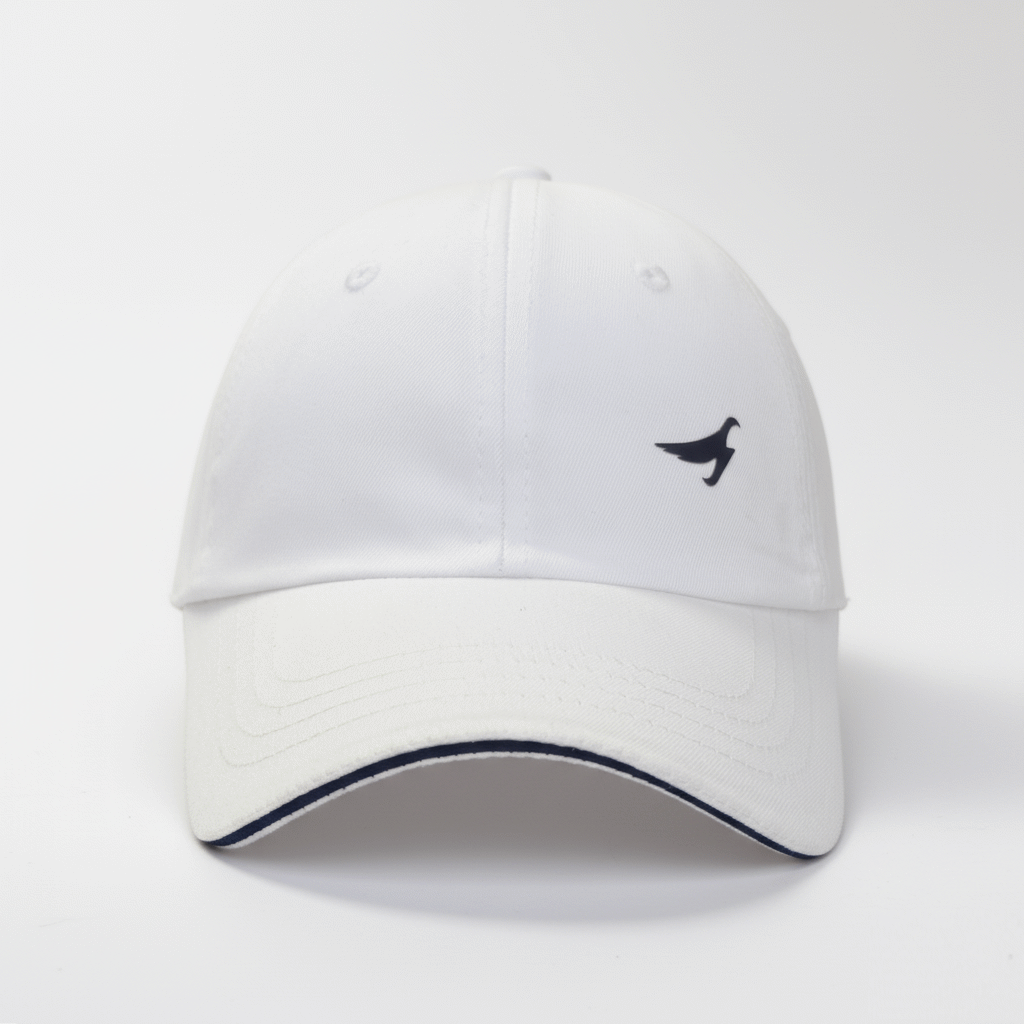 Customised Cotton Sports Cap (White)