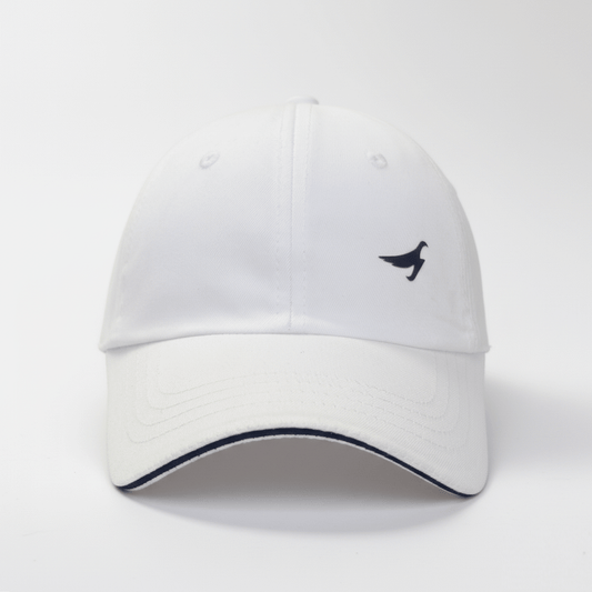 Customised Cotton Sports Cap (White)