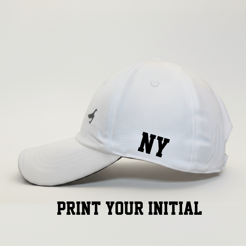 Customised Cotton Sports Cap (White)